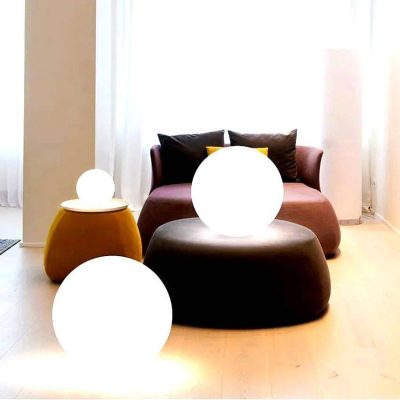LED PVC Floor Lamp in Ball Shape